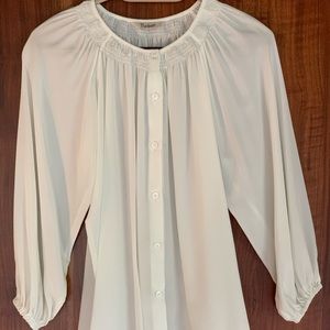 NWOT Tucker 100% Silk Classic Blouse